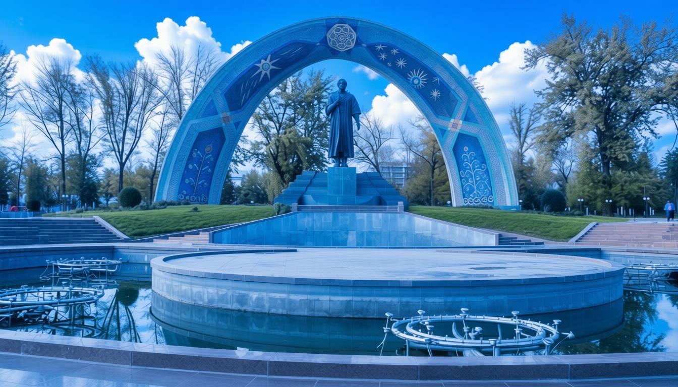 Памятник Рудаки, Душанбе